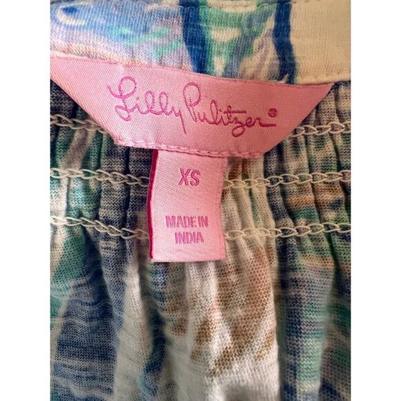 Lilly Pulitzer Essie Top Size XS Aboat Time Light Lilac Verbena Sleeveless - Picture 6 of 8